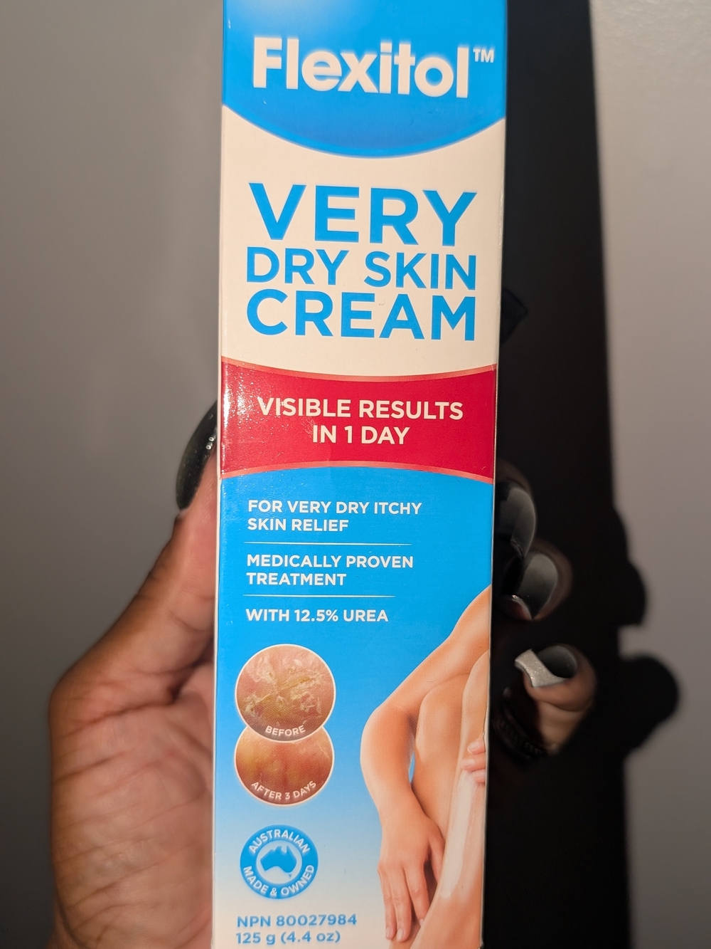 Flexi Very Dry Skin Cream - Blue, White & Red
